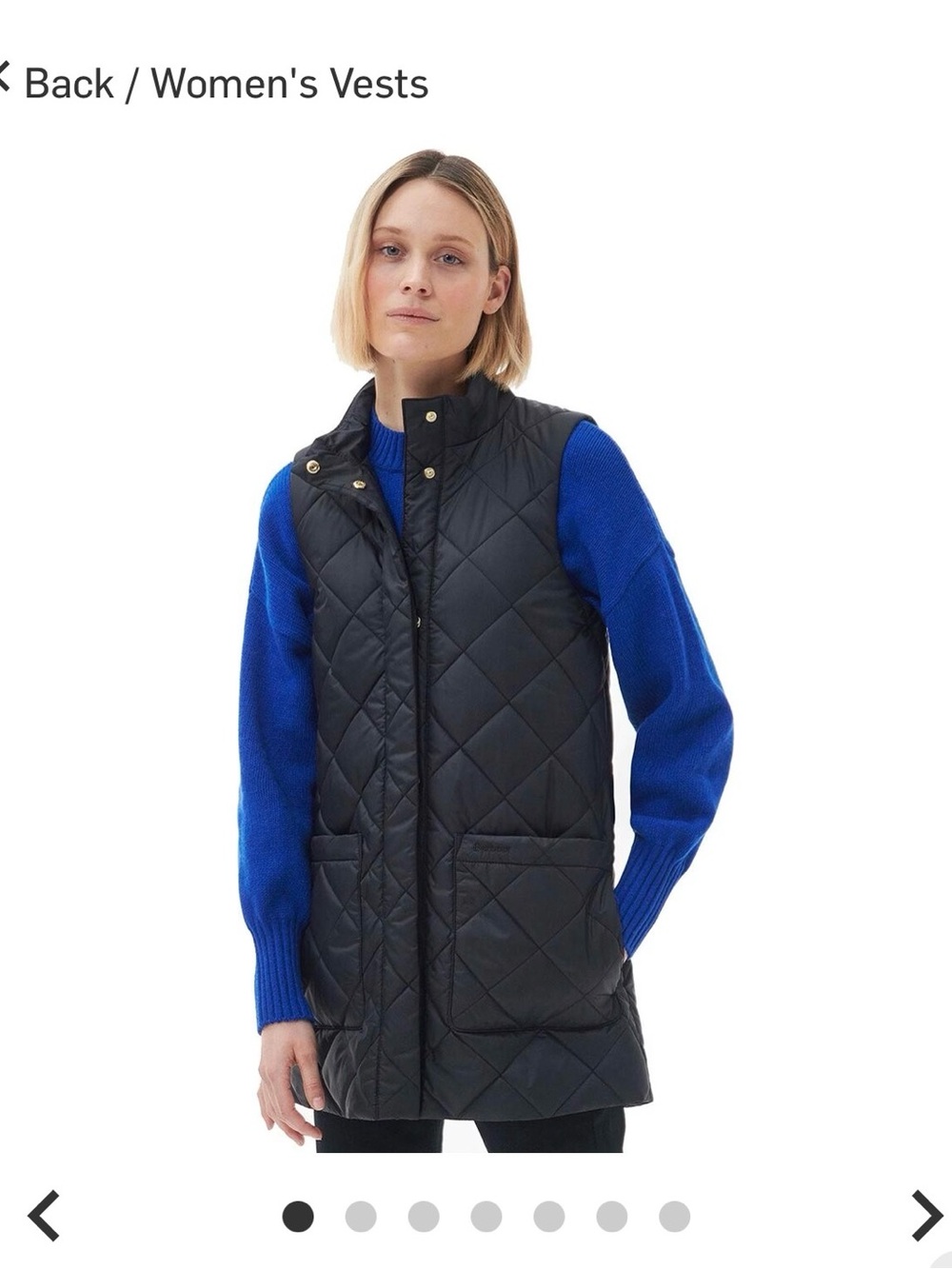 BARBOUR, Cosmia Liner, Sz 8 USA, NWT